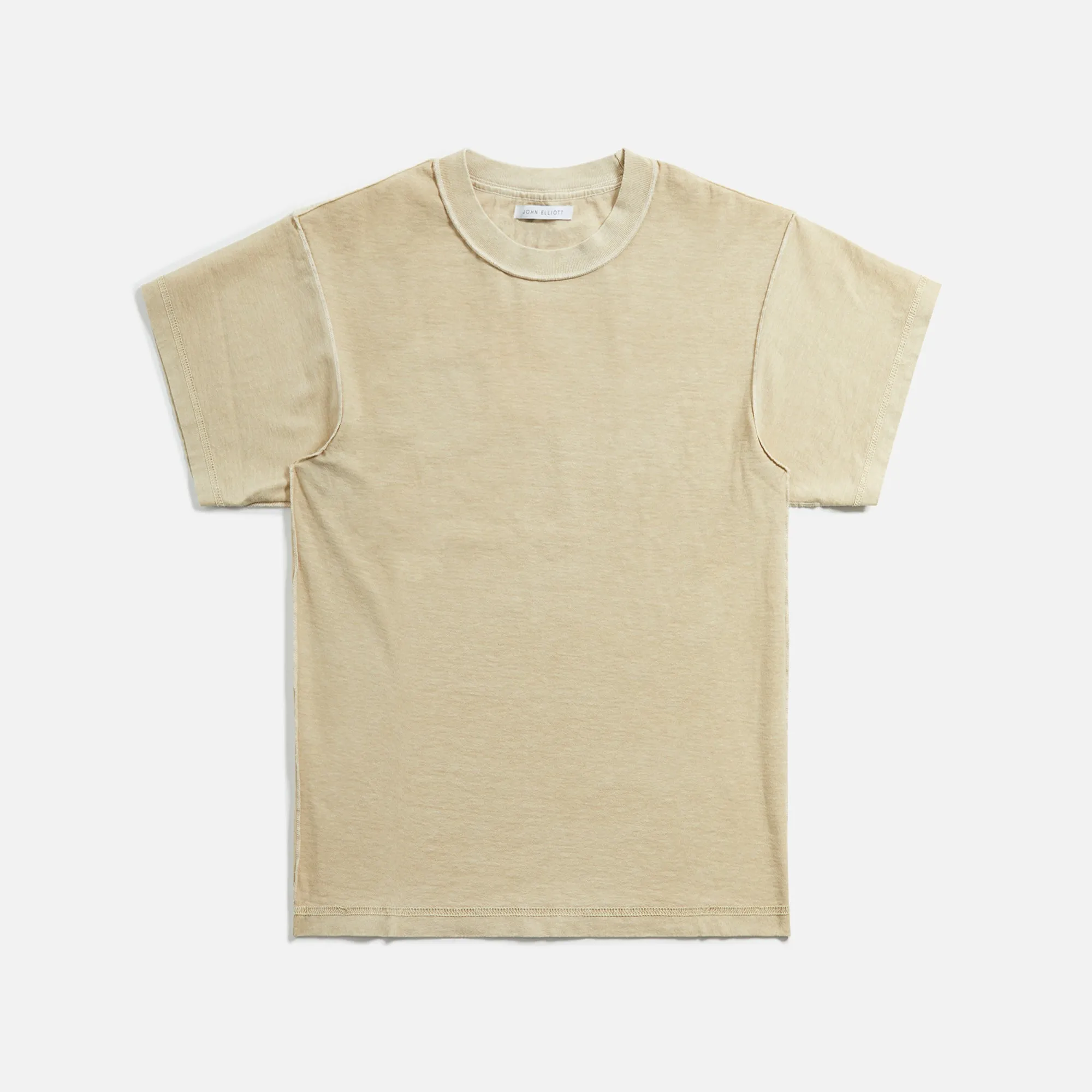 John Elliott Reverse Cropped Tee - Dust sold by Kith