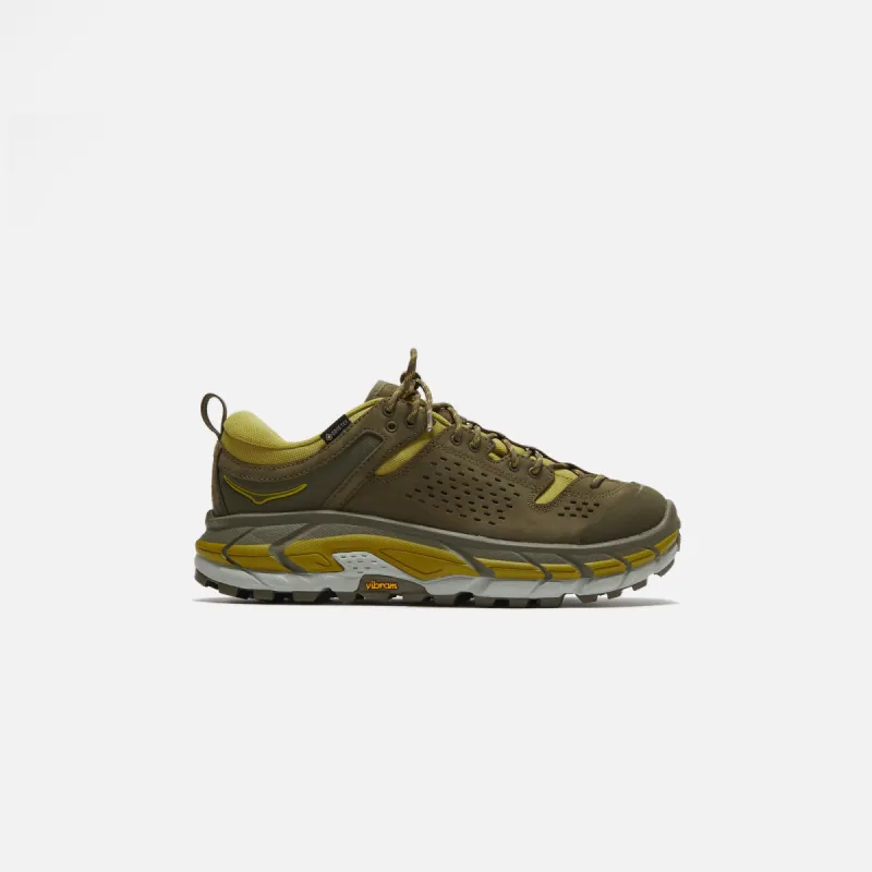 HOKA Tor Ultra Lo - Dark Olive / Mercury sold by Kith