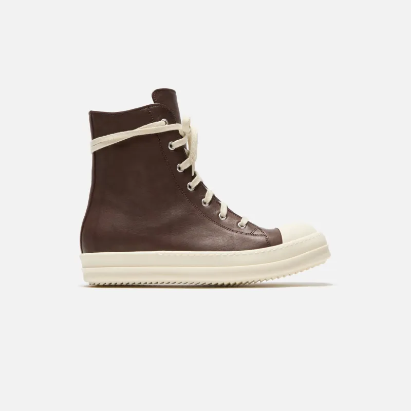 Rick Owens Porterville Sneakers - Saddle / Milk sold by Kith