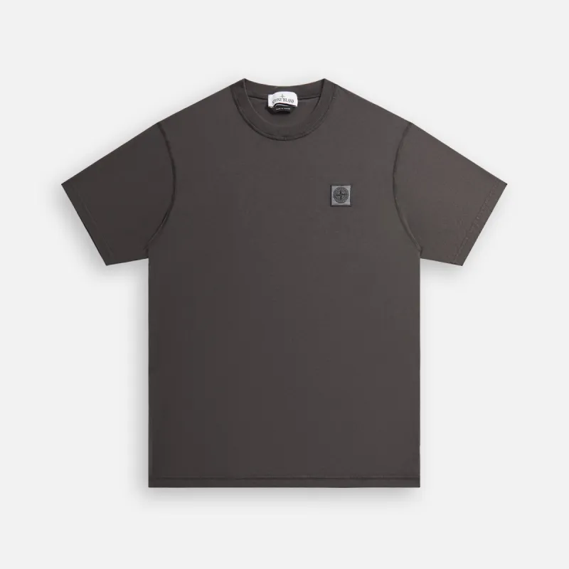 Stone Island Garment Dyed Tee - Charcoal sold by Kith