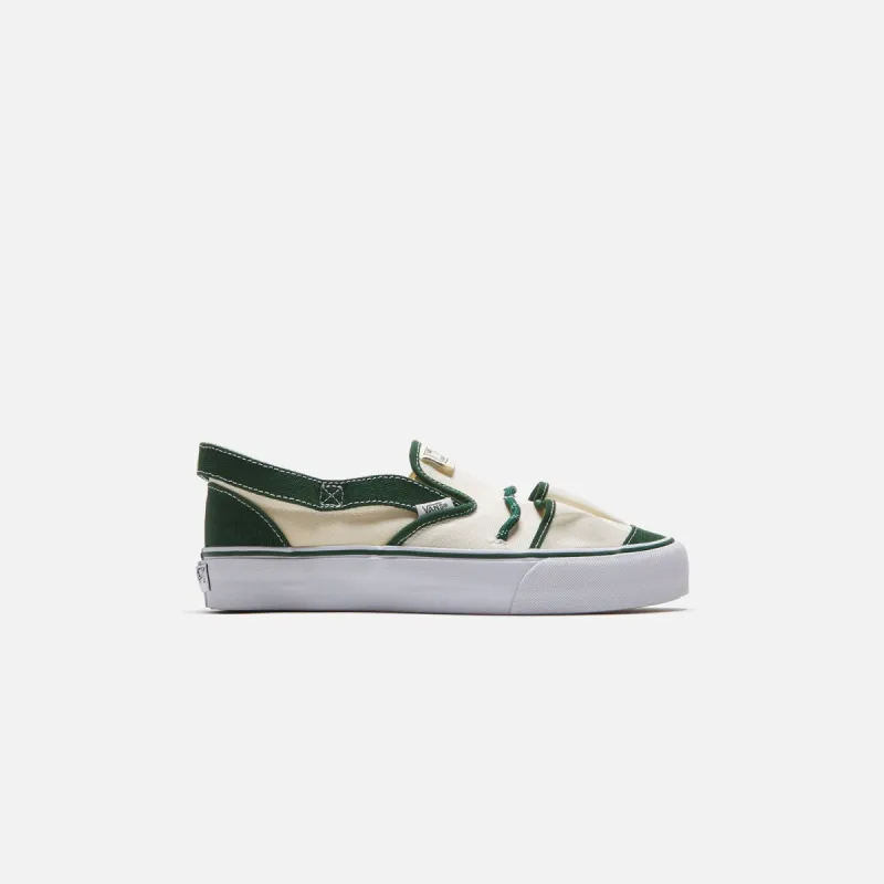 Vault by Vans x Nicole McLaughlin Slip-On VP VR3 LX - White / Green made by Kith