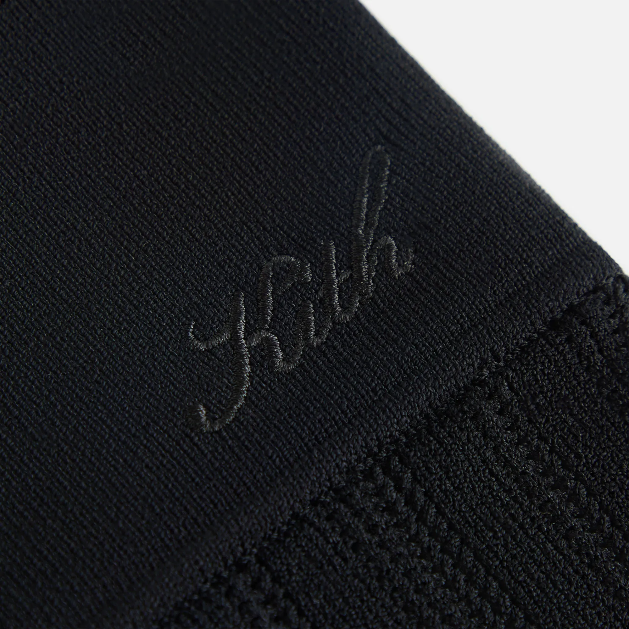 Kith Women Arys Pointelle Knit Mini Skirt - Black sold by Kith product image thumbnail 4