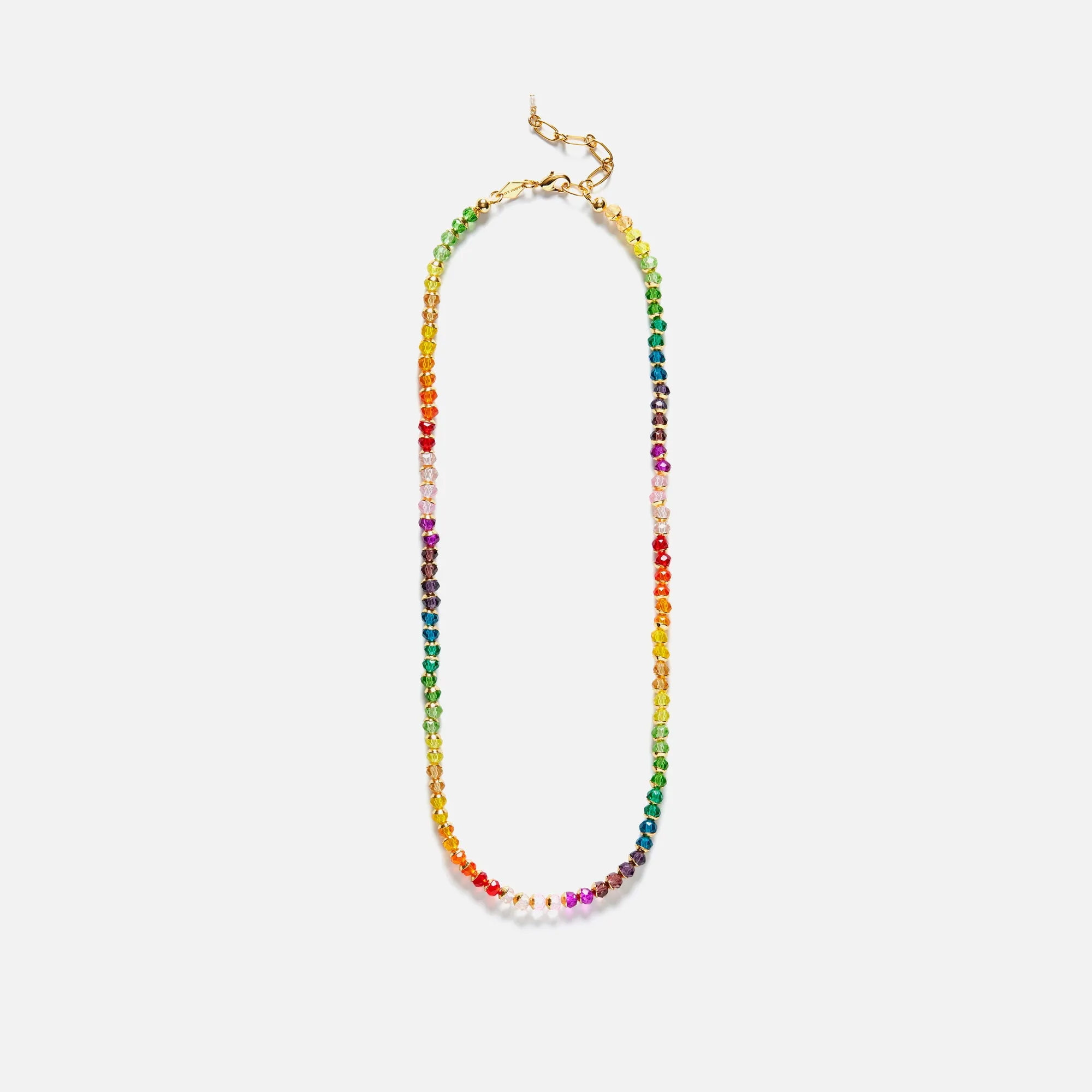 Anni Lu Tennis Kinda Necklace - Rainbow Multi sold by Kith