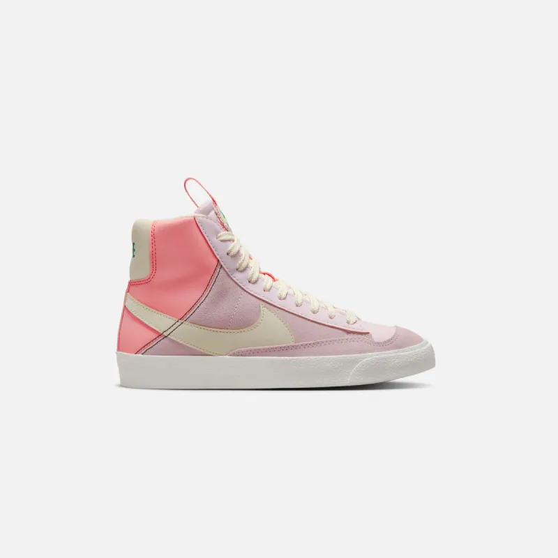 Nike Grade School Blazer Mid `77 SE - Pink Foam / Coconut Milk / Pink Gaze sold by Kith