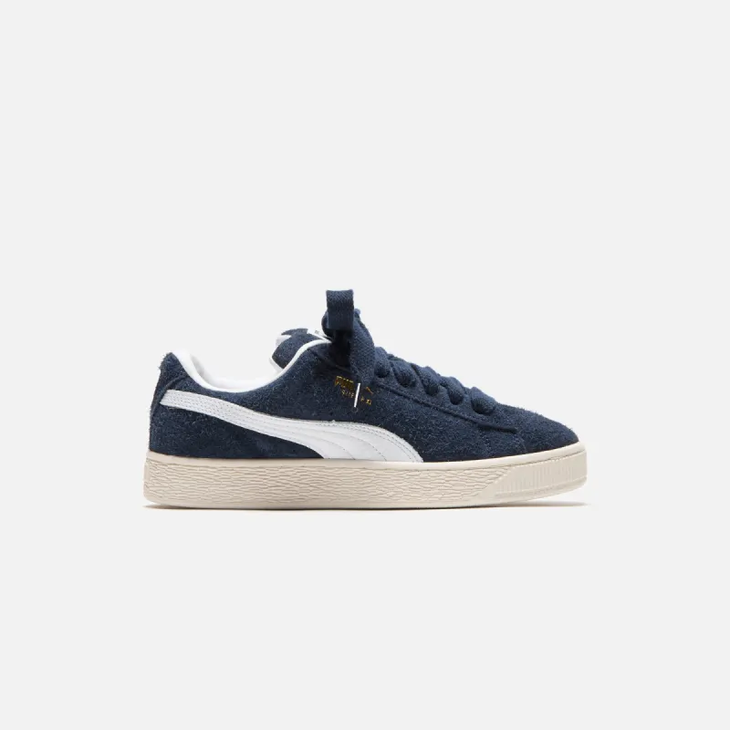 Puma Suede XL Hairy Club - Navy / Frosted Ivory sold by Kith