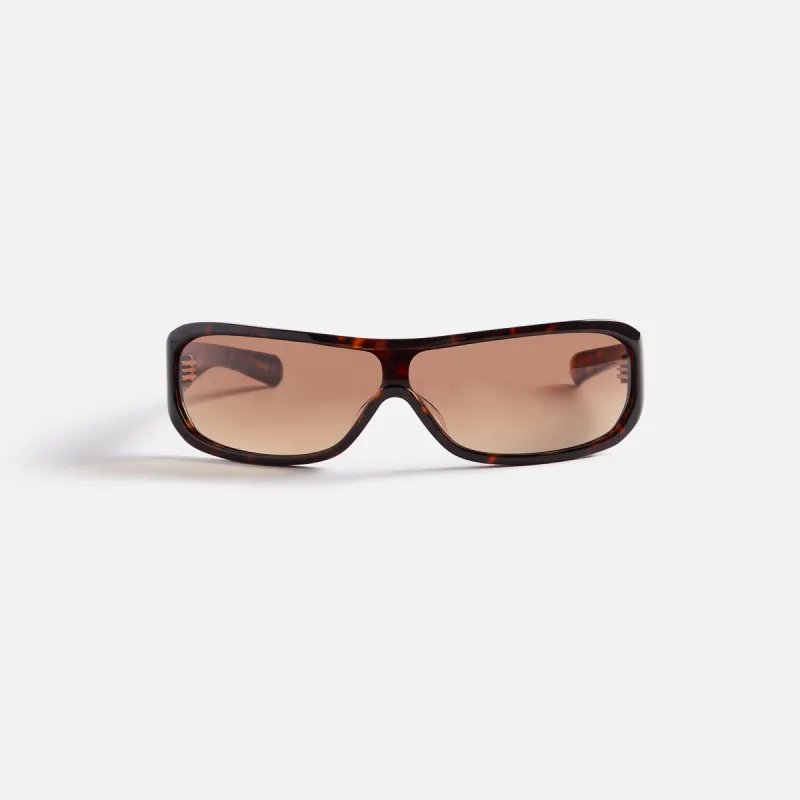 Flatlist Zoe Sunglasses - Dark Tortoise / Brown Gradient Lens sold by Kith