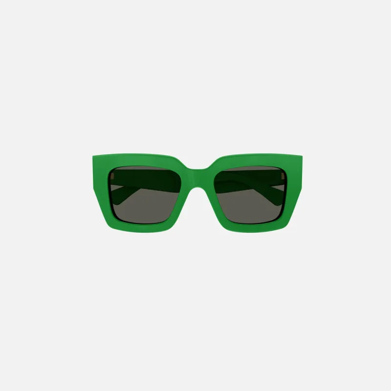Bottega Veneta Acetate Square Frame - Green sold by Kith