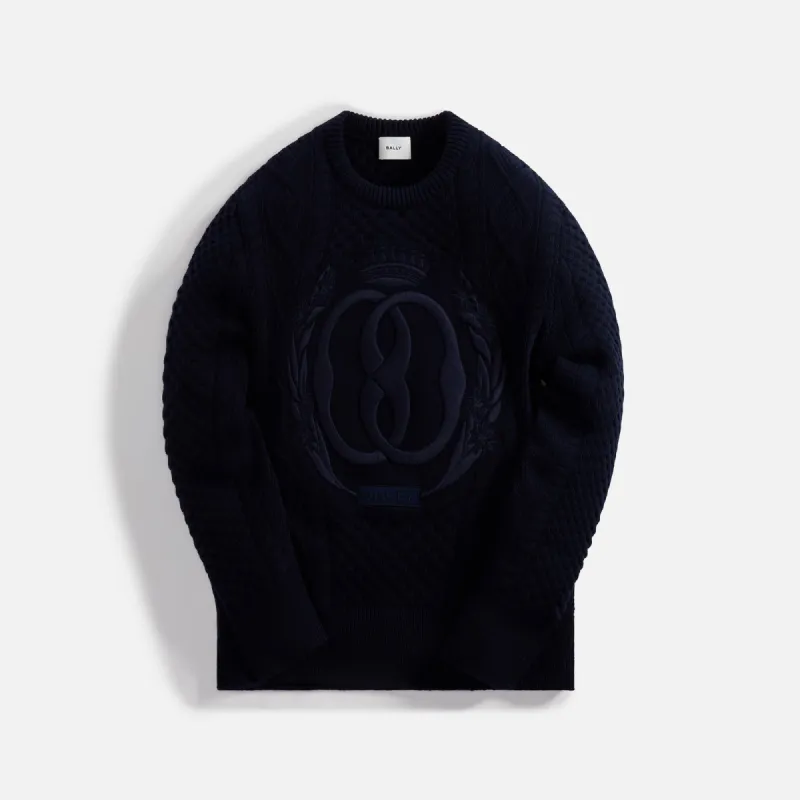 Bally Logo Crewneck - Black made by Bally