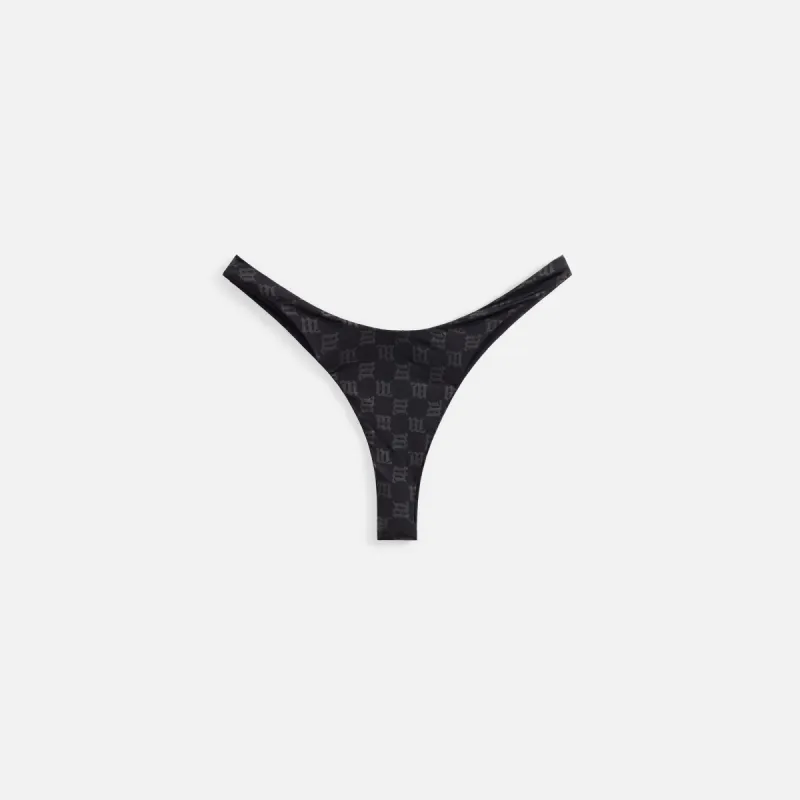 MISBHV Monogram Signature Brazilian Briefs - Black sold by Kith