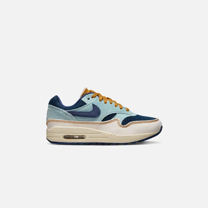 Nike WMNS Air Max 1 `87 - Aura / Midnight Navy / Pale Ivory sold by Kith