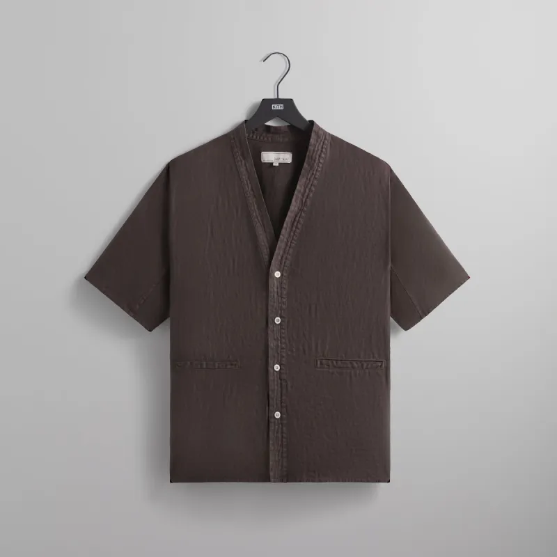 &Kin Herringbone Linen Ezra Gi - Kindling sold by Kith