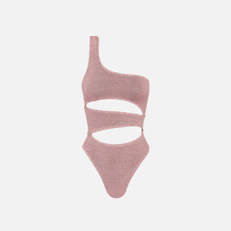 Bond Eye Rico One Piece Swimsuit - Blush Lurex sold by Kith