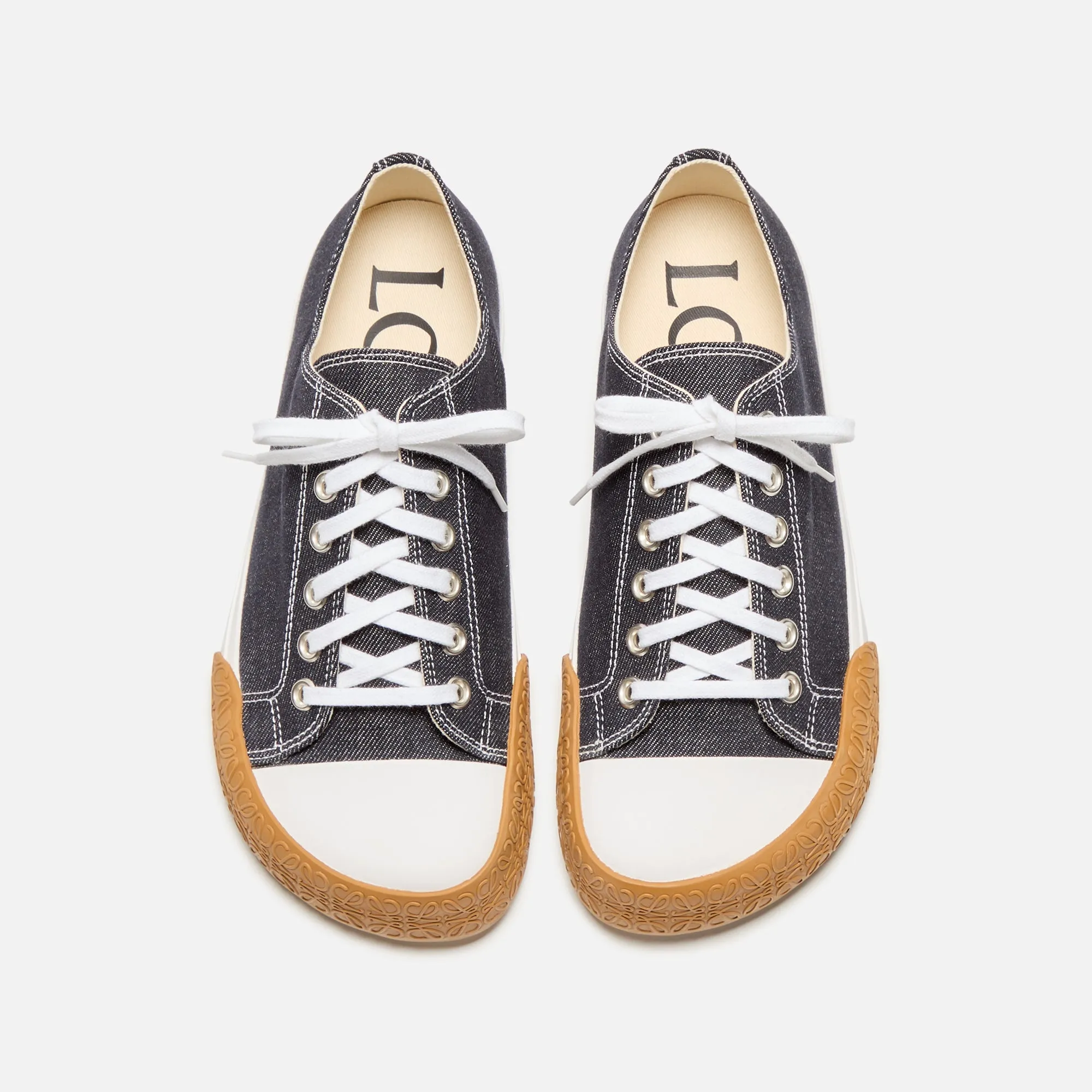 Loewe Bloc Lace Up Sneaker - Raw Denim sold by Kith product image thumbnail 4