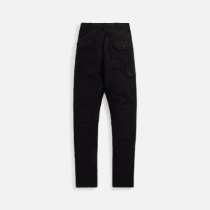 Engineered Garments Cotton Moleskin Flight Pant - Black sold by Kith