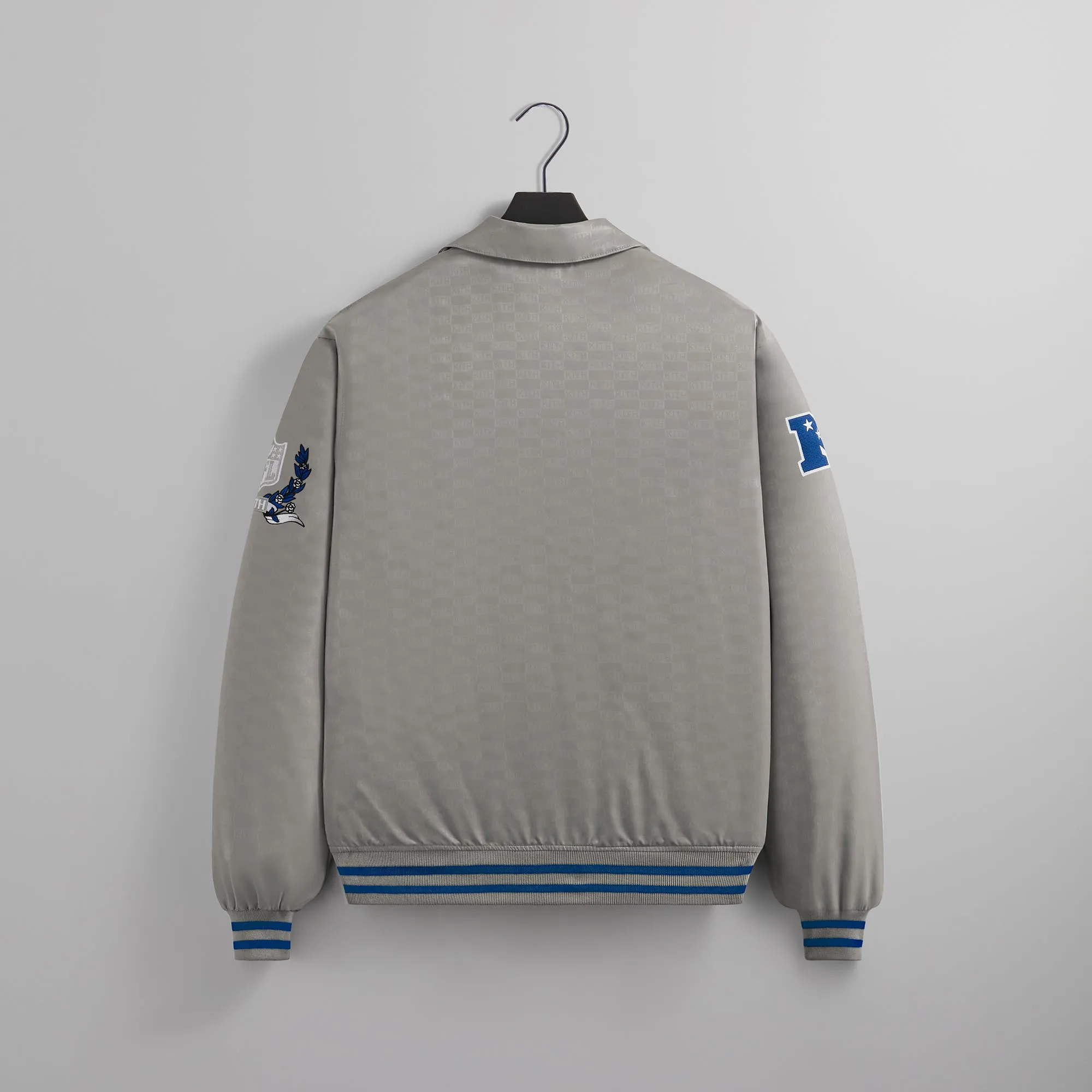 Kith for the NFL: Lions Satin Bomber Jacket - Chain sold by Kith product image thumbnail 2