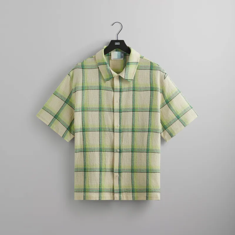 Kith Boxy Collared Overshirt - Apex sold by Kith