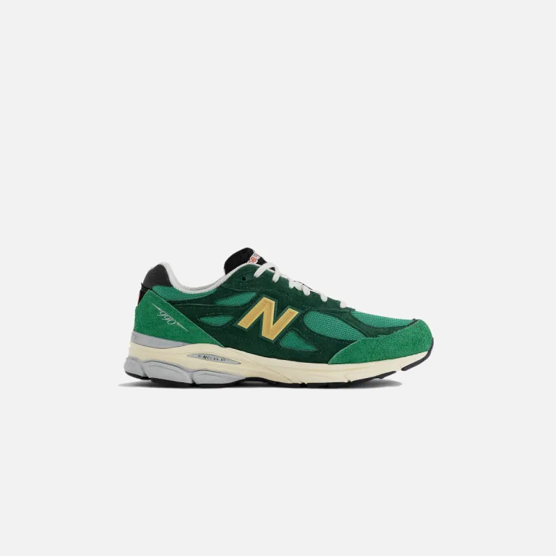 New Balance Made in US 990 V3 - Green / Gold sold by Kith