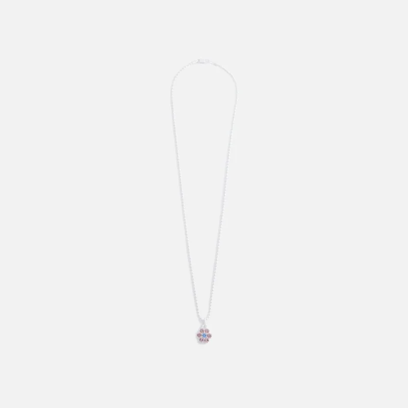 Hatton Labs Daisy Pendant - Silver / Morganite sold by Kith