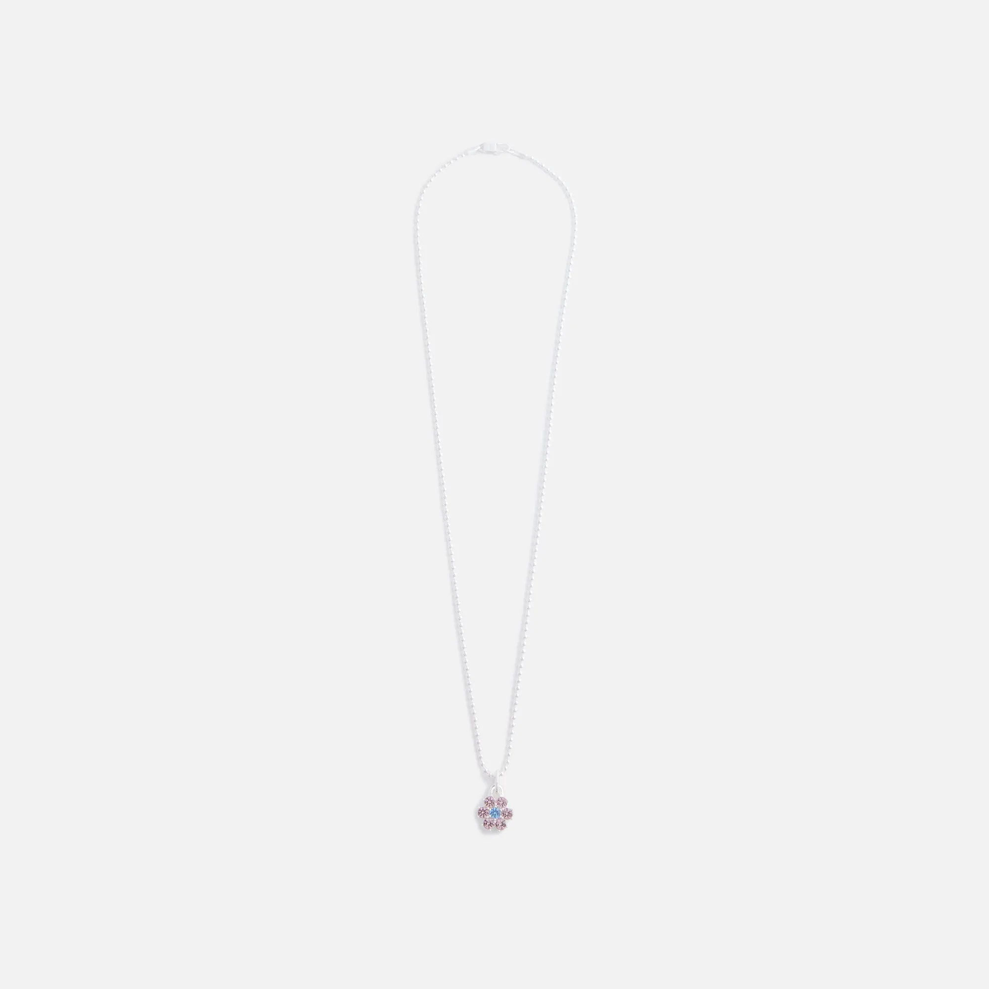 Hatton Labs Daisy Pendant - Silver / Morganite sold by Kith