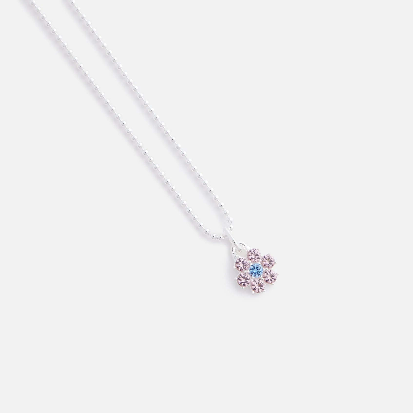 Hatton Labs Daisy Pendant - Silver / Morganite sold by Kith product image thumbnail 2