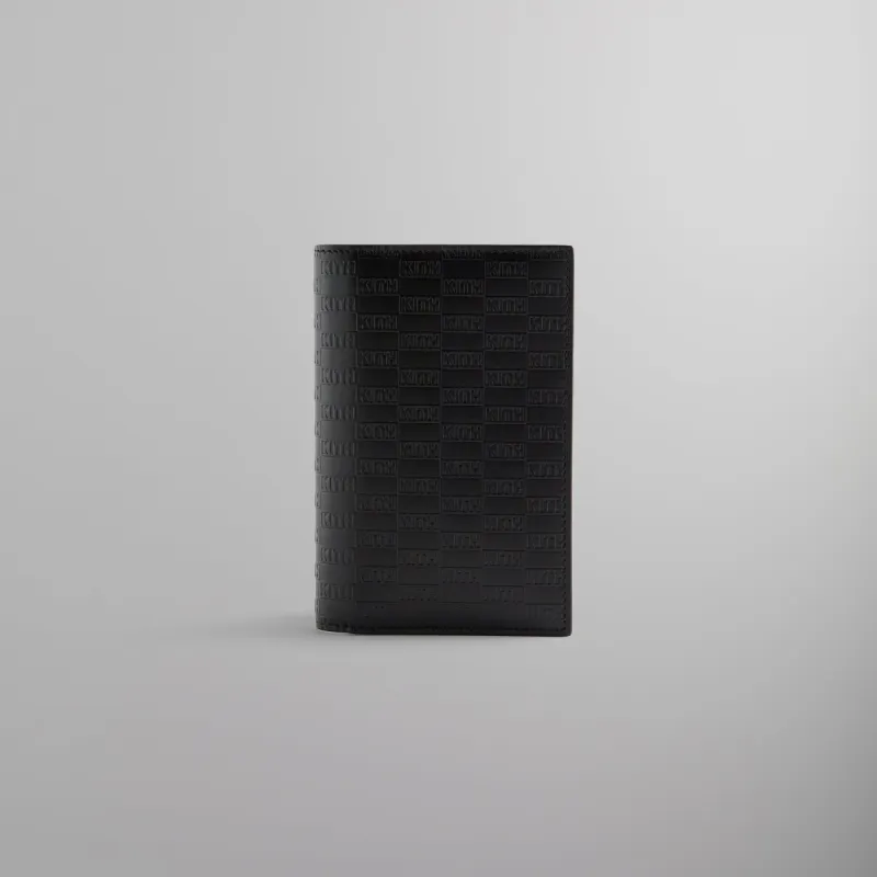Kith Monogram Passport Holder - Black sold by Kith