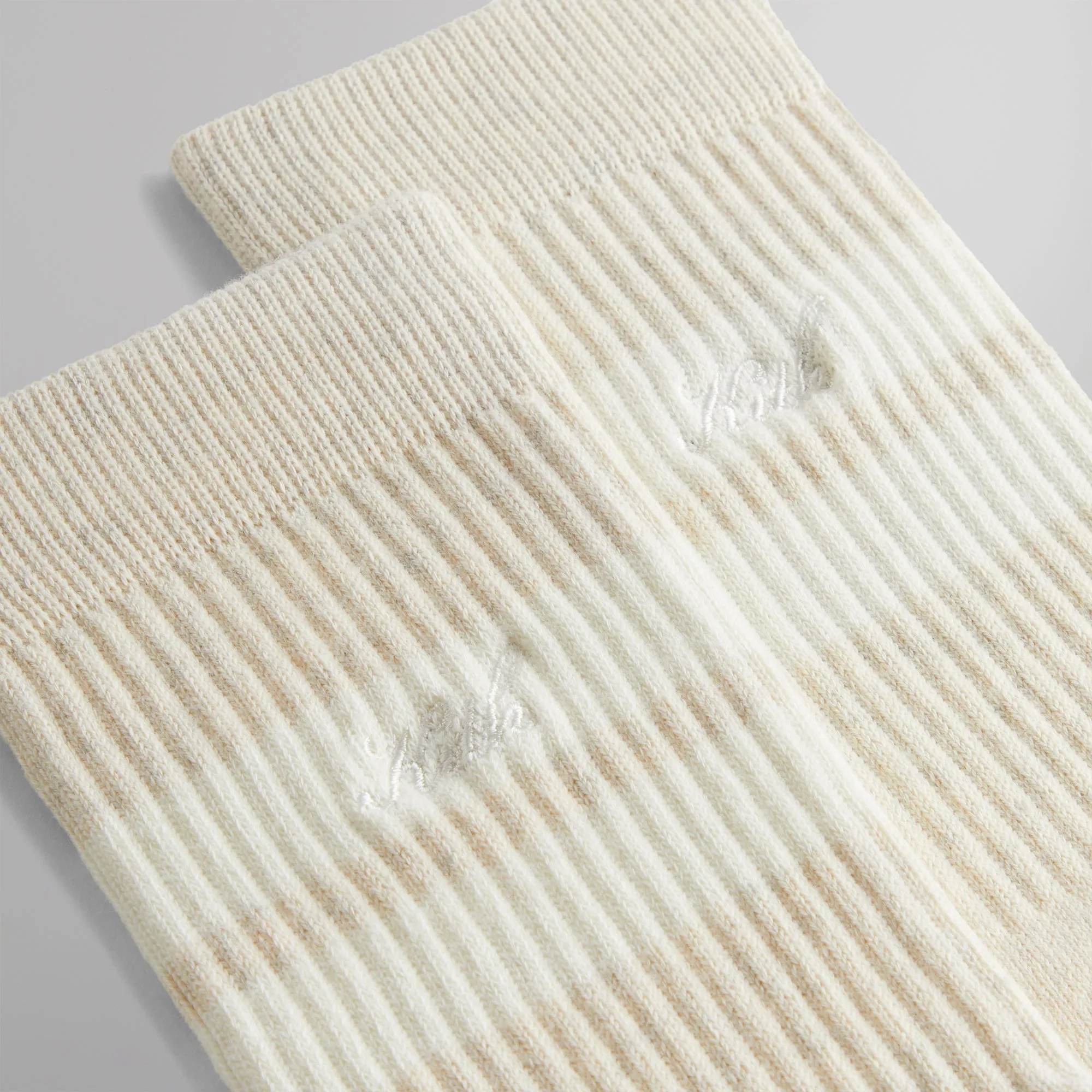 Kith Stripe Crew Socks With Script Embroidery - Lace sold by Kith product image thumbnail 3