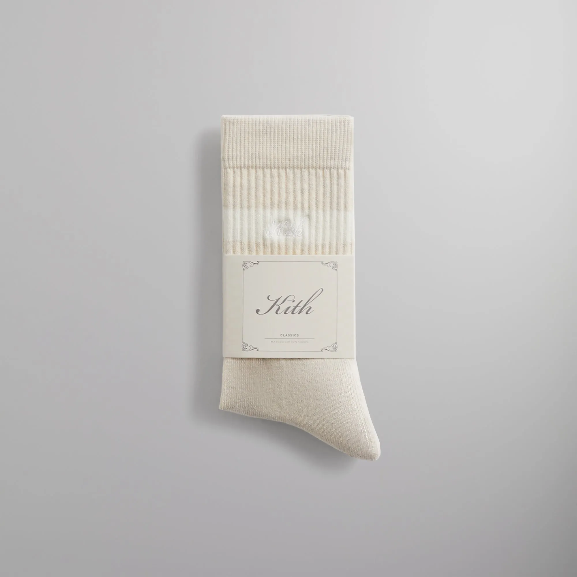 Kith Stripe Crew Socks With Script Embroidery - Lace sold by Kith product image thumbnail 2