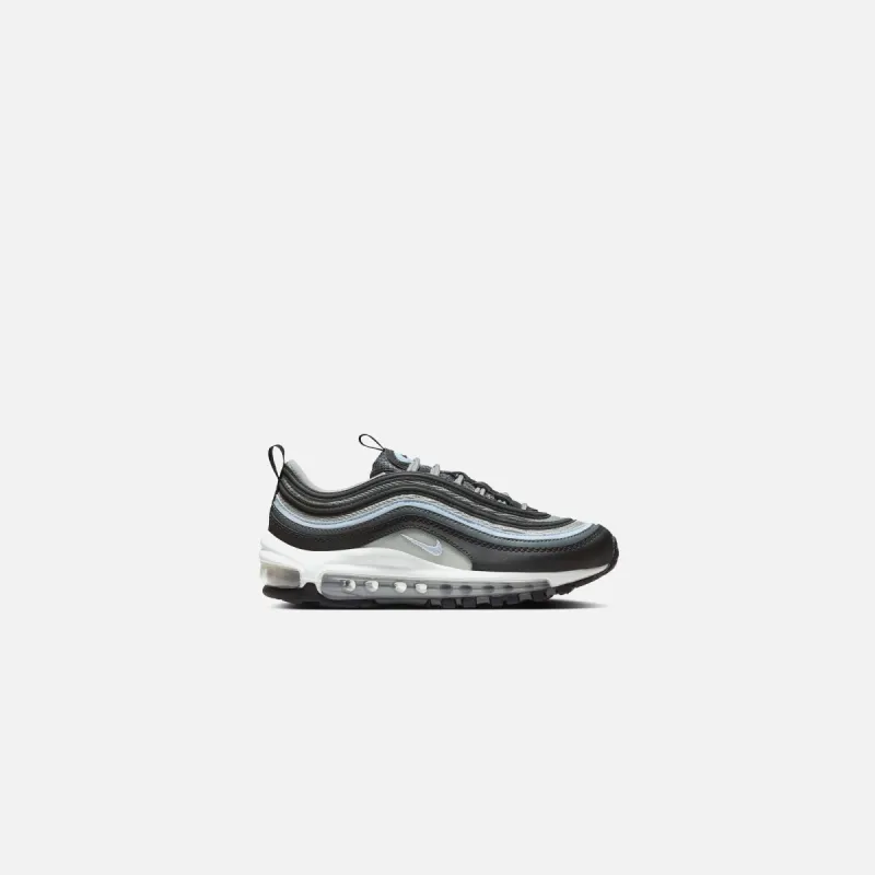 Nike GS Air Max 97 - Black / Blue Tint / Iron Grey / Summit White sold by Kith