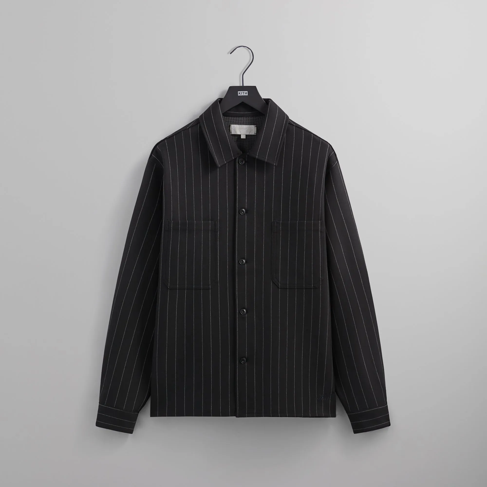 Kith Double Weave Ace Buttondown - Black sold by Kith