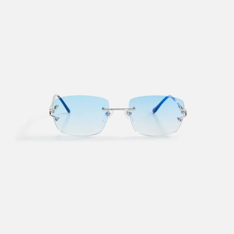 Vintage Frames Bal Harbour White Gold - Blue Flash sold by Kith