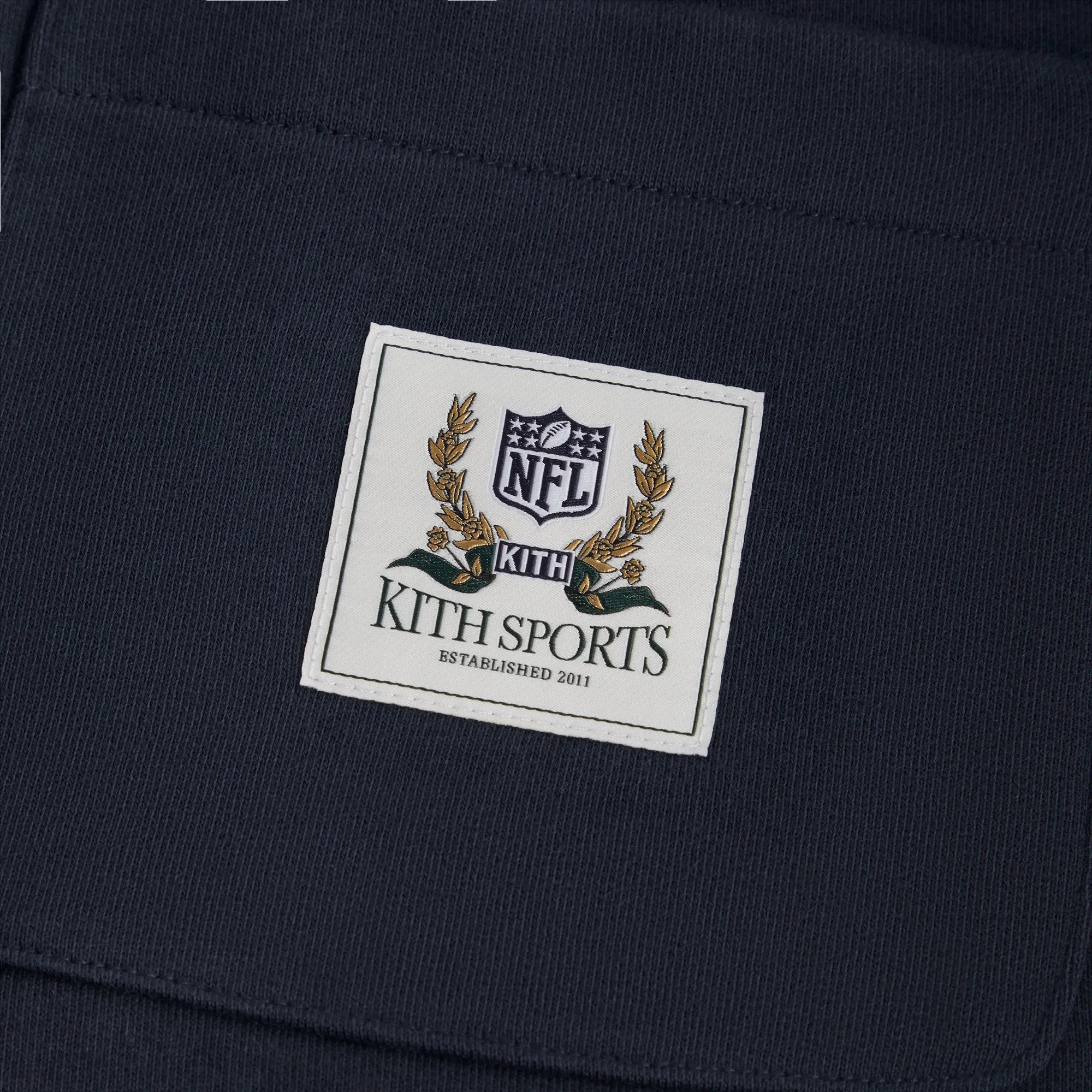 Kith for the NFL: Giants Nelson Sweatpants - Nocturnal sold by Kith product image thumbnail 3