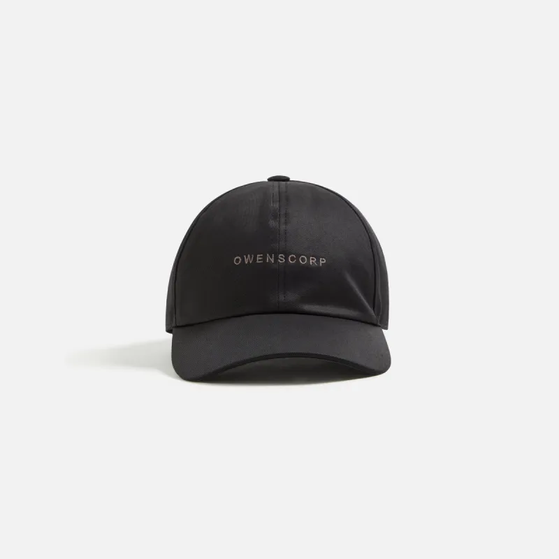 Rick Owens Embroidered Woven Baseball Cap - Black sold by Kith