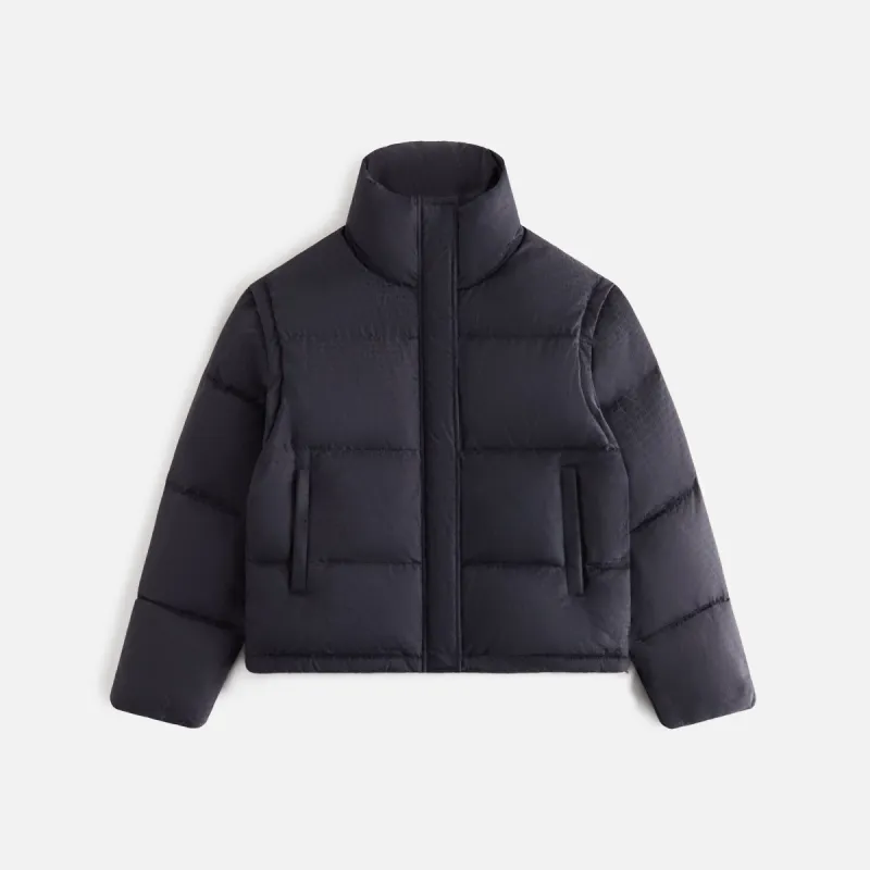 Kith Women Wynne Convertible Monogram Puffer - Black made by Kith