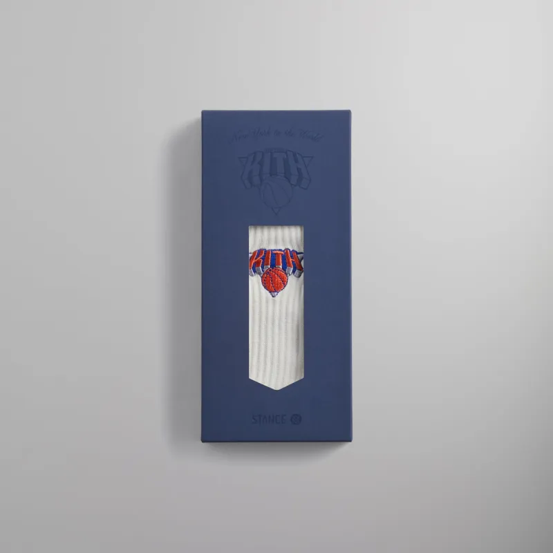 Kith & Stance for the New York Knicks Logo Socks - Silk sold by Kith