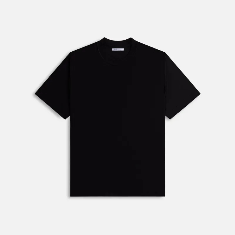 John Elliott Reverse Cropped Tee - Black sold by Kith
