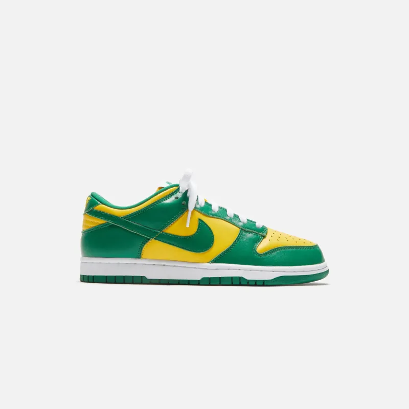 Nike Dunk Low SP - Varsity Maize / Pine Green / White sold by Kith