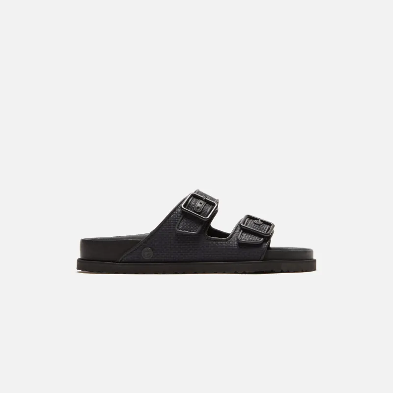 Birkenstock Arizona Raffia - Luxe Black sold by Kith
