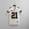 Kith for the NFL: Giants Mitchell & Ness Tiki Barber Jersey - Sandrift sold by Kith