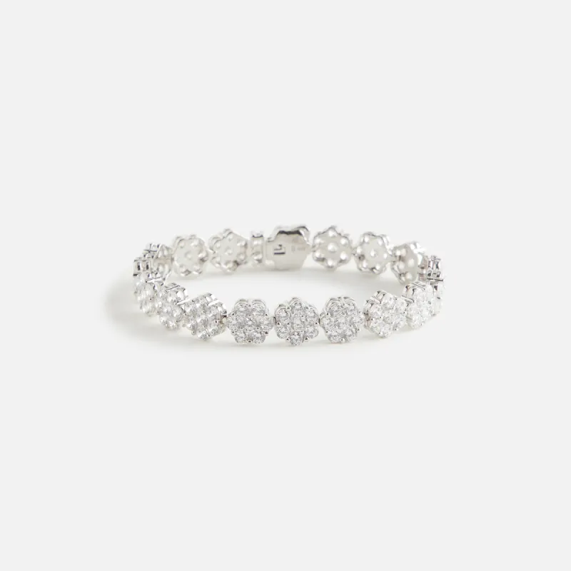 Hatton Labs Daisy Tennis Bracelet S - Silver sold by Kith