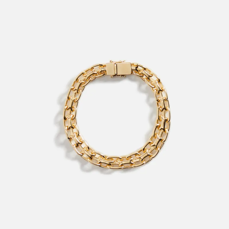 Tom Wood Vintage Bracelet 925 Sterling Silver / 9K Gold 7.0 - Gold sold by Kith