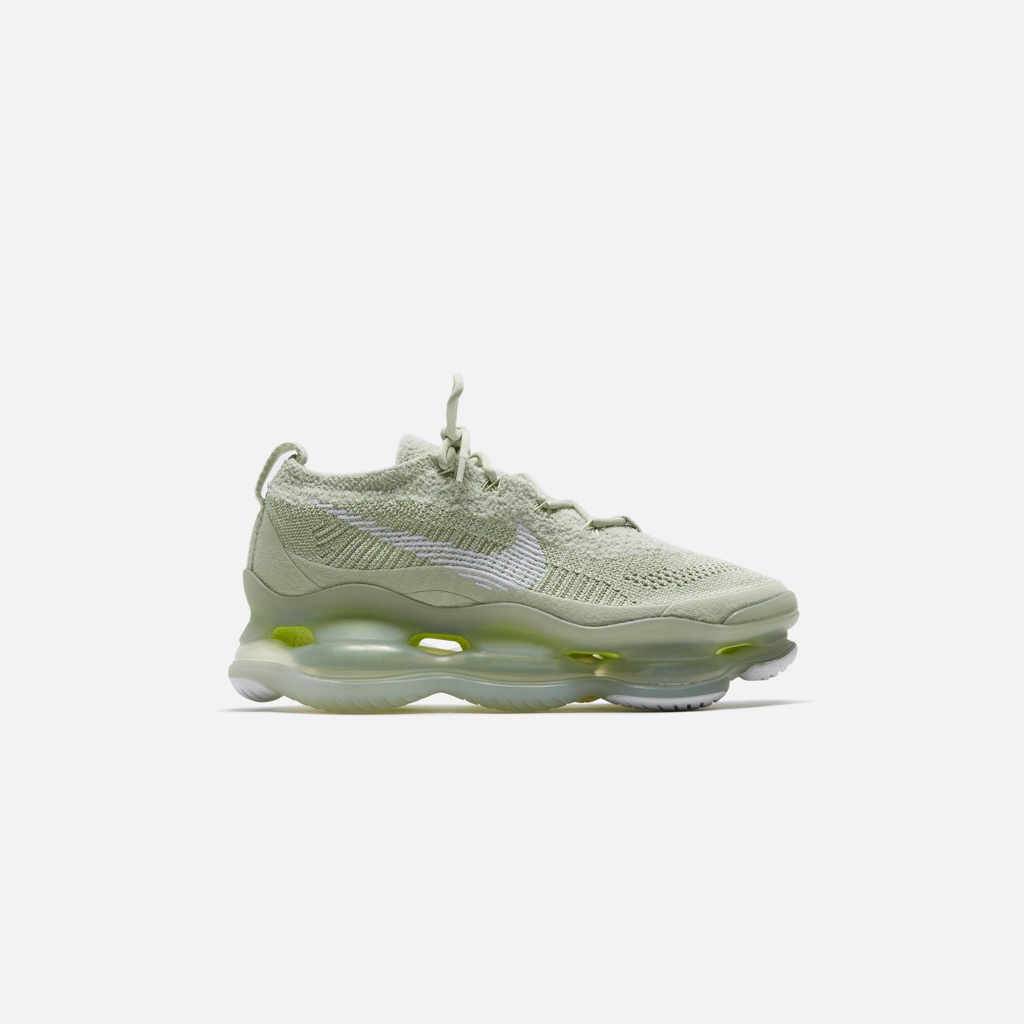 Nike WMNS Air Max Scorpion - Olive Aura / White / Volt sold by Kith