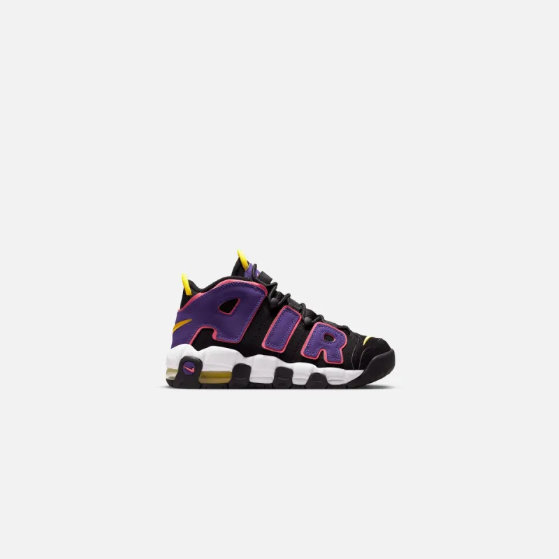 Nike Air More Uptempo `96 - Black / Multi-Color / Court Purple sold by Kith