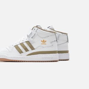 adidas Forum Mid - White / Orbit Green / Gum 4 sold by Kith