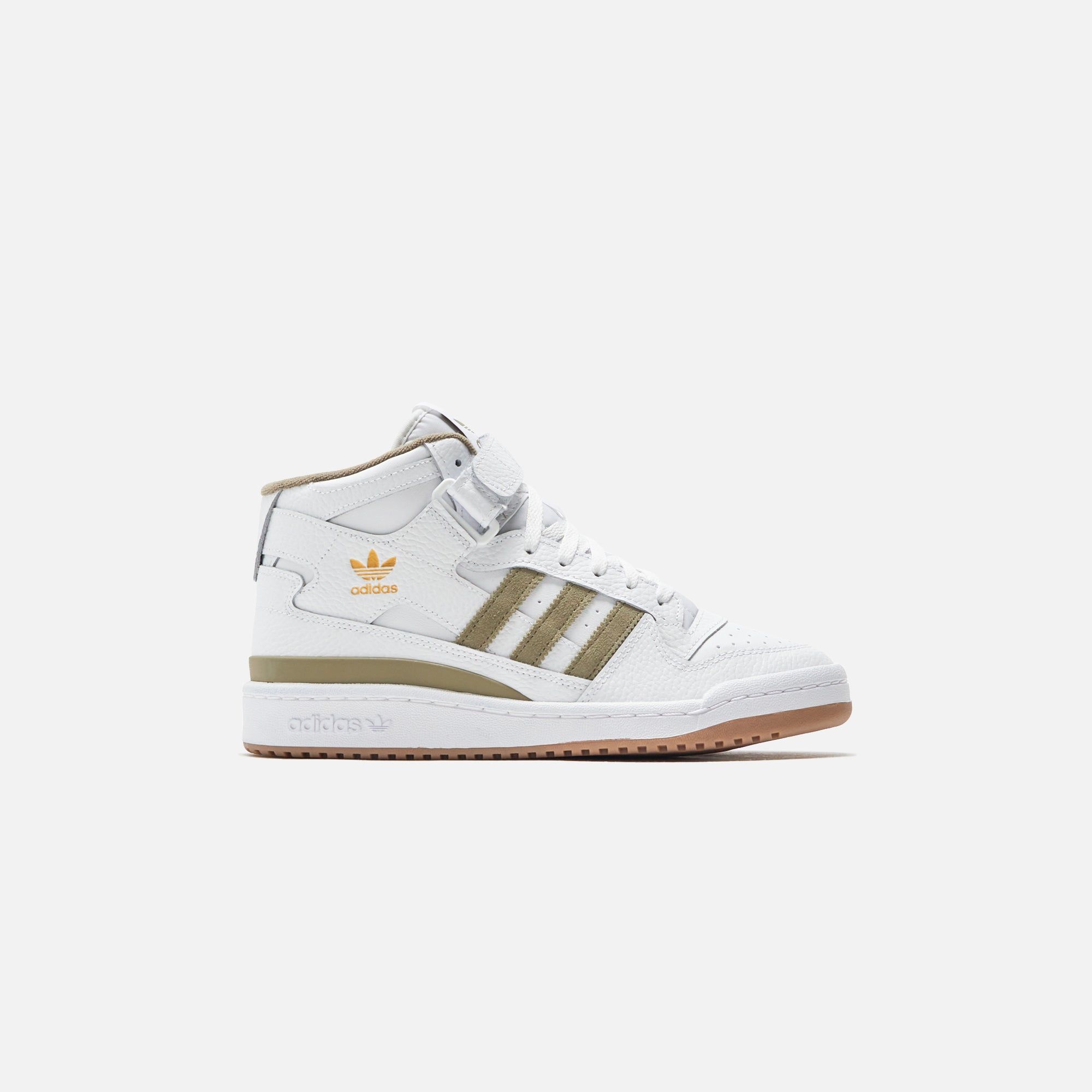 adidas Forum Mid - White / Orbit Green / Gum 4 sold by Kith