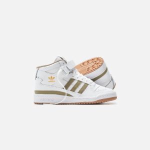 adidas Forum Mid - White / Orbit Green / Gum 4 sold by Kith