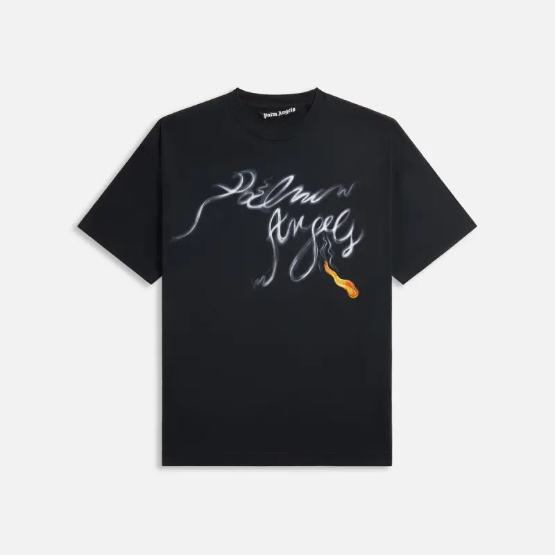 Palm Angels Foggy Tee - Black / White sold by Kith