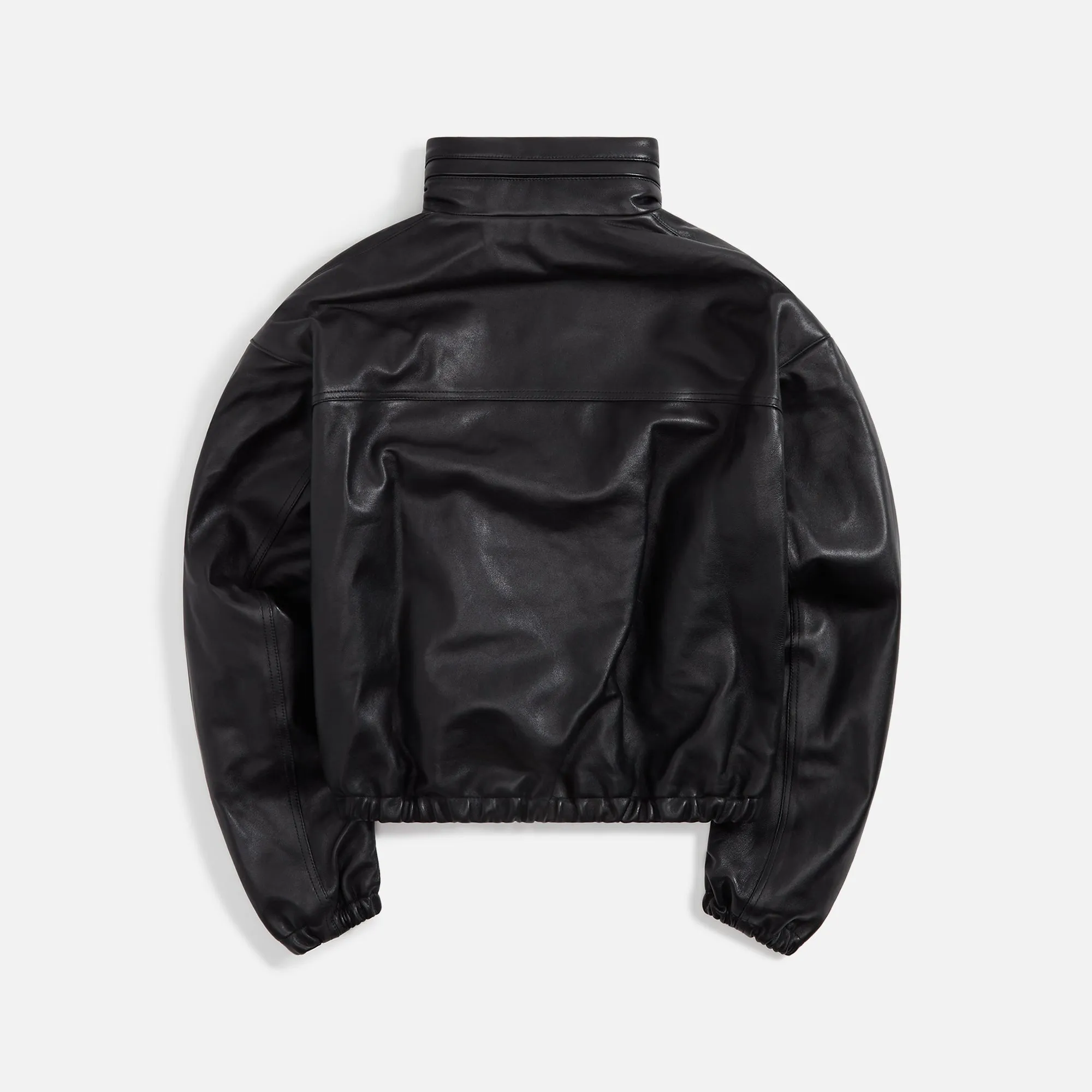 John Elliott Leather Jumper Jacket - Black sold by Kith product image thumbnail 2