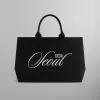 Kith Seoul Canvas Tote Bag - Black sold by Kith