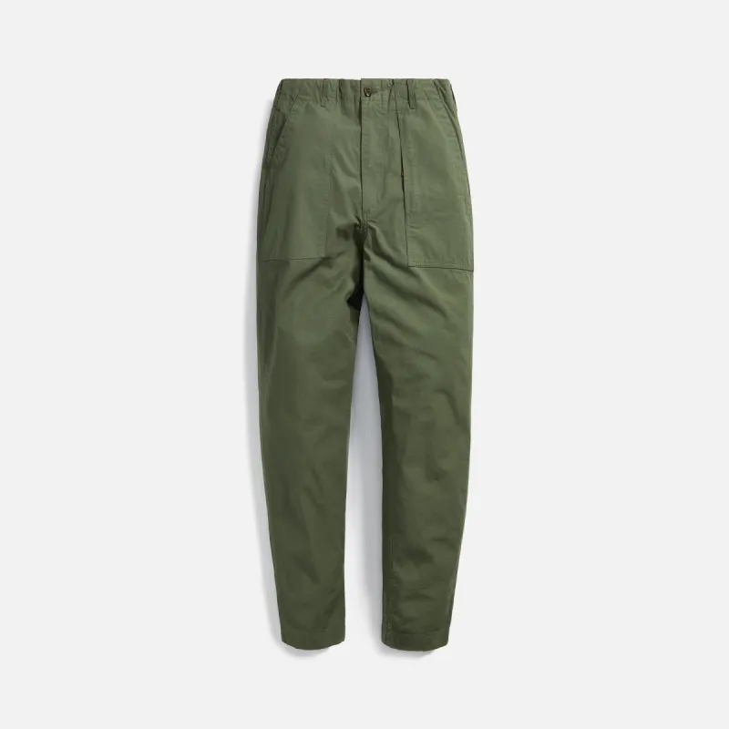 Engineered Garments Fatigue Pant Cotton Ripstop - Olive sold by Kith
