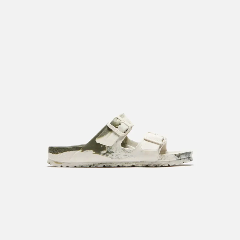 Birkenstock Arizona EVA - Multi Khaki / Eggshell sold by Kith